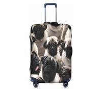 COWMMWOC Housse de protection élastique pour chariot de 45,7 à 81,3 cm | Housse de protection lavable pour valises de voyage | Protection de valise de voyage, 3D, L