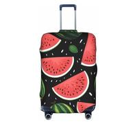 COWMMWOC Housse de protection élastique pour valise à roulettes Motif pastèque Pour sacs de 45,7 à 81,3 cm | Housses de bagages lavables | Protection de valise de voyage, 3D, M