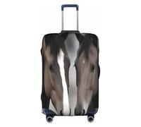 COWMMWOC Housse de protection élastique pour valise de voyage avec deux chevaux pour sacs de 45,7 à 81,3 cm, lavable, 3D, XL