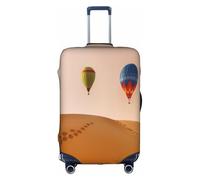 COWMMWOC Housse de protection élastique pour valise de voyage en montgolfière et coucher de soleil - Pour sacs de 45,7 à 81,3 cm - Lavable - Protection de valise de voyage, 3D, L