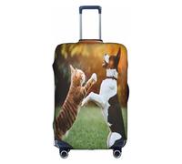COWMMWOC Housse de protection élastique pour valises de 45,7 à 81,3 cm | Housse de protection lavable pour valises de voyage | Protection de valise de voyage, 3D, M