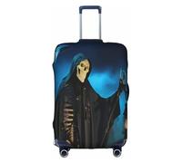 COWMMWOC Housse de protection pour valise à roulettes motif tête de mort - Housse de protection élastique pour bagages de 45,7 à 81,3 cm - Lavable - Protection de valise de voyage, 3D, M