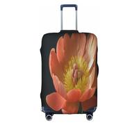 COWMMWOC Housse de protection pour valise à roulettes pivoine, housse de protection élastique pour bagages de 45,7 à 81,3 cm, housse de bagage lavable | Protection de valise de voyage, 3D, M