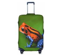 COWMMWOC Housse de protection pour valise de voyage en forme de grenouille mignonne - Housse de protection élastique pour sacs de 45,7 à 81,3 cm - Lavable - Protection de valise de voyage, 3D, L