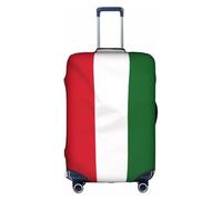 COWMMWOC Housse de protection pour valises de voyage avec drapeau de l'Italie - Housse de protection élastique pour sacs de 45,7 à 81,3 cm | Housses de bagages lavables | Protection de valise de