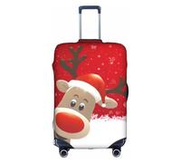 COWMMWOC Housse de protection pour valises de voyage de Noël, housse de protection élastique pour sacs de 45,7 à 81,3 cm | Housses de bagages lavables | Protection de valise de voyage, 3D, XL