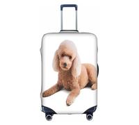 COWMMWOC Lazy Dog Puppy Housse de protection élastique pour valise de voyage pour sacs de 45,7 à 81,3 cm | Housses de bagages lavables | Protection de valise de voyage, 3D, M