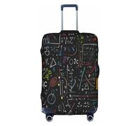 COWMMWOC Math Formula Housse de protection élastique pour valises de 45,7 à 81,3 cm | Housses de bagages lavables | Protection de valise de voyage, 3D, S