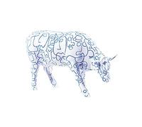CowParade Vache - Arty Cow (L) Résine, 30,5x19,5cm, #46799 | Materiale: ResinaDimensioni: 30.5 x 19.5 cmPrendi l’arte e mettila… su una mucca! È così che nasce l’idea della CowParade,
