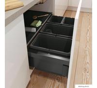 Cox Base 360 S/900-4, Collecteurs pour Frontauszüge, Avec Cap Bio, Anthracite