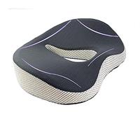 Coxis Coussin viscoélastique pour chaise de bureau, de gaming, de voiture, soulagement du dos, des hémorroïdes ou des douleurs dorsales Oreiller orthopédique avec mousse à mémoire de forme pour siège