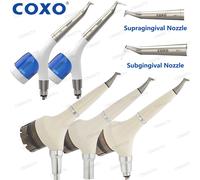 COXO CP-1 Polisseur dentaire à air Supragingival/Subgingival 2 en 1 Prophy Jet 2/4 trous Type KV QD Outils de polissage dentaire à flux d'air 102K-2H