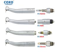 COXO Turbine dentaire fibre optique haute vitesse pièce à main Rotor d'air Standard/tête de couple coupleur LED 6 broches adapté KAVO NSK Sirona WH H16-NSPQ and CX229GN