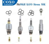 COXO Turbine dentaire LED coupleur 6 trous remplacement ampoule joint couplage joints toriques pour KAVO NSK WH Sirona pièce à main haute vitesse CX210-C-TP