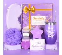 COYBTO Cadeau Fete des Meres, 16oz Weinbecher Edelstahl, Coffret Cadeaux Anniversaire Femme, idée Cadeau Mère pour Nouvelle Maman, Future Maman, Anniversaire, Fête des Mères