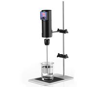 COYEUX Agitateur Électrique À Hélice, Agitateur Numérique De Laboratoire, Vitesse Réglable De 100 À 2 000 TR/Min, Minuterie De 0 À 999 Min, Protection Contre Les 160W