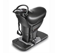 COYEUX Machine à Cheval, Panneau électrique, Appareil d'entraînement à Cheval 3D simulé, 150 kg de Charge/réglage de Vitesse / 3 Modes intelligents/Affichage LCD/Musique Bluetooth