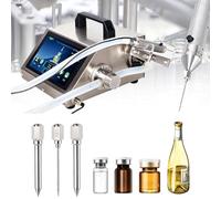 COYEUX Machine De Remplissage Automatique De Liquides, Machine De Remplissage De Bouteilles à Col étroit, avec Buse à Aiguille, Contrôle Quantitatif Numérique sur écran HD1380