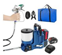 COYEUX Pulvérisateur de Peinture sans air Portable 15 MPa, Machine à pulvériser la Peinture Rechargeable 500 W, 6 Vitesses réglables/débit de 1,1 L/Min, pour Murs intérieurs, Meubles