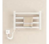 COYEUX Sèche-Serviettes Intelligent Mural, Radiateur Électrique De 80 W pour Salle De Bain, 4 Barres, Température Constante De 55 Degrés, Économie D'énergie Et D'électricité, 45 * 30 * 10