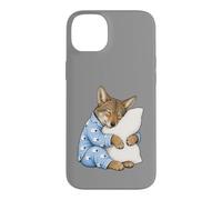 Coyote Dormant dans Un Pyjama Mignon Coque pour iPhone 14 Plus