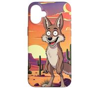 Coyote Fou Coque pour iPhone 16 Plus