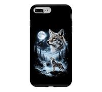 Coyote Hurlant à la Lune rétro des années 90 Coque pour iPhone 7 Plus/8 Plus