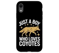Coyote, Juste Un garçon Qui Aime Les Coyotes Coque pour iPhone XR