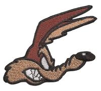 Coyote Road Runner Comic Head Tête Biker Rocker US Badges Patch Muscle Car