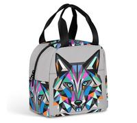 Coyote, Sac à déjeuner motif bête de loup pour homme et femme, sacs fourre-tout isothermes portables avec poignée, étanche, réutilisable, pour le travail, le pique-nique, les voyages
