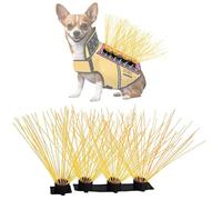 CoyoteVest CoyoteWhiskers Lot de 4 Harnais de Protection en Nylon pour Chien CoyoteVest ou SpikeVest Jaune
