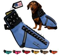 CoyoteVest Harnais de protection pour chien, accessoires réfléchissants pour chien avec pointes pour protéger votre animal de compagnie contre les rapaces et les attaques d'animaux, fièrement fabriqué