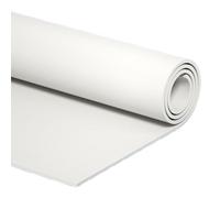 COYOUCO 1 Feuille De Caoutchouc De Silicone Blanche, Haute Température Robuste pour Les Joints D'Étanchéité Bricolage, 500 * 500 Mm, Épais 1-5 Mm,1.5 * 500 * 500mm (White)