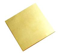 COYOUCO 1 Pcs Feuille De Laiton, 3Mm D'Épaisseur Pas De Rayures, Feuille De Laiton De Qualité, Tôle De Laiton Cuivre Métal Mince,300x300mm