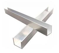 COYOUCO 2 Pièces en Aluminium en U, Longueur 0,5 M, Largeur Extérieure 30 Mm, Hauteur 15-30 Mm, Épaisseur 0,8-2 Mm, pour Cadres D'affiches Et Supports D'affichage,30 * 30 * 0.8mm