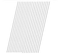 COYOUCO 304 Tiges Rondes En Acier Inoxydable, 500Mm (20 Pièces) Tiges D'Arbre Solides Pour Bricolage Modèle D'Hélicoptère D'Hélicoptère,1x500mm