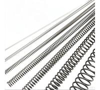 COYOUCO 5 Pièces Ressorts de Compression, Diamètre Fil 0,5mm 0,6mm, Diamètre Extérieur 3-12mm, Longueur 300mm, Ressort de Pression en Acier au Manganèse,0.6×12mm
