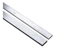 COYOUCO Barre en aluminium 2 pièces, barre plate en aluminium 10X20/25/30X200mm, plaque plate en aluminium à usage général, stock solide de moulin neuf,10 * 25 * 200mm 2