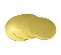 COYOUCO Feuille De Plaque Ronde De Disque en Laiton, Cercle Solide en Alliage De Cuivre H62, Épaisseur 2Mm, Diamètre 55-90Mm, 1Pcs,90mm