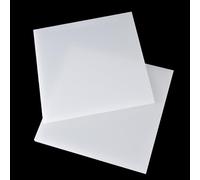 COYOUCO Feuille en Nylon Blanc 200 mm × 250 mm, épaisseur de 2 mm à 30 mm, Disponible pour Le Bricolage, Les pièces mécaniques et la Fabrication de modèles, 2 pièces,3mm