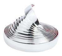 COYOUCO Moulure Garniture Chromée Automobile, Bande Garniture Carrosserie Latérale Voiture 6 À 50mm Large (Auto-Adhésive) Anti-Rayures Décorative pour Fenêtre Porte Intérieure Extérieure,30mm*5m