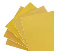 COYOUCO Plaque Époxy 3240 en Fibre de Verre, 250x250mm Panneau Isolant Électrique Résistant à Haute Température - Panneau Stratifié FR4 Durable pour Pack Batterie DIY,1mm 5Pcs