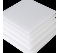 COYOUCO Plaques en Plastique, Feuille De Nylon 2-30 Mm D'épaisseur, Plaque en Polyamide Haute Résistance pour Applications Industrielles Et Bricolage, Blanche,100mm*200mm*2mm(2 Pieces)