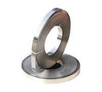 COYOUCO Rouleau de tôle d'acier Inoxydable 304, Bande de tôle de 0,8 mm d'épaisseur 5 m de Longueur pour équipement électronique de Machines industrielles,20mm