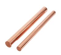 COYOUCO Tige ronde en cuivre pur de 8 mm de diamètre, tige en métal de cuivre nu de longueur de 300/400/500 mm pour les loisirs d'artisanat en métal, l'électricité et l'industrie,8 * 300mm