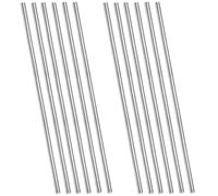 COYOUCO Tige Ronde Solide en Acier Inoxydable 304, Diamètre 1-25mm, Longueur 300/500mm, Barre Métallique pour DIY, Modèle de Voiture, Hélicoptère, Avion,300mm 12 Pcs 3mm