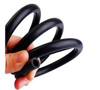 COYOUCO Tube en Silicone, 20/25/28mm ID 1M de Longueur Tuyau d'air en Caoutchouc de Silicone pour Le Transfert de Pompe, Noir,25 * 31mm