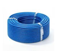 COYOUCO Tube Ondulé en PP Ignifuge De 5 M, 13 Mm De Diamètre Extérieur, Gaine De Protection Flexible pour Câble Électrique,Non Split