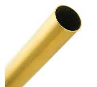 COYOUCO Tube Rond en Laiton 25 Mm OD, Épaisseur De Paroi De 0,5 À 5 Mm, Longueur De 0,5 M, Tube Droit De Précision sans Soudure À Haute Résistance,25x0.5mm