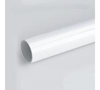 COYOUCO Tuyau en PVC 200 mm de diamètre extérieur x 3 mm d'épaisseur de paroi Longueur 0,2 m à 1,5 m Tuyau en Plastique Dur pour Le Drainage, l'amélioration de l'habitat 1 pièce,1.5M